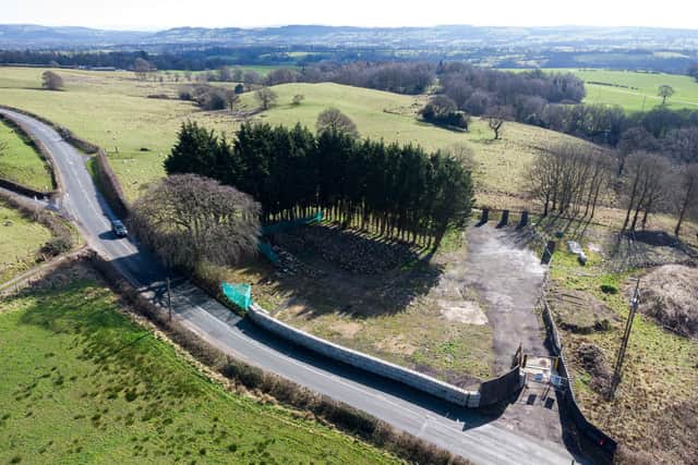 Work still hasn't started on rebuilding the demolished Punch Bowl Inn in Hurst Green - despite the deadline for doing so passing (image taken in March 2024)