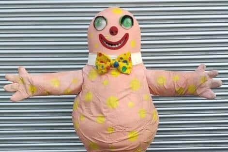 An eBay seller from Preston is bracing for a bidding war as he auctions off an original Mr Blobby costume from the 1990s – just days after another Mr Blobby suit sold for more than £60,000 on eBay. Credit: eBay/mrwifey01