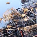 Dumped trolleys in the River Lune are an eyesore.