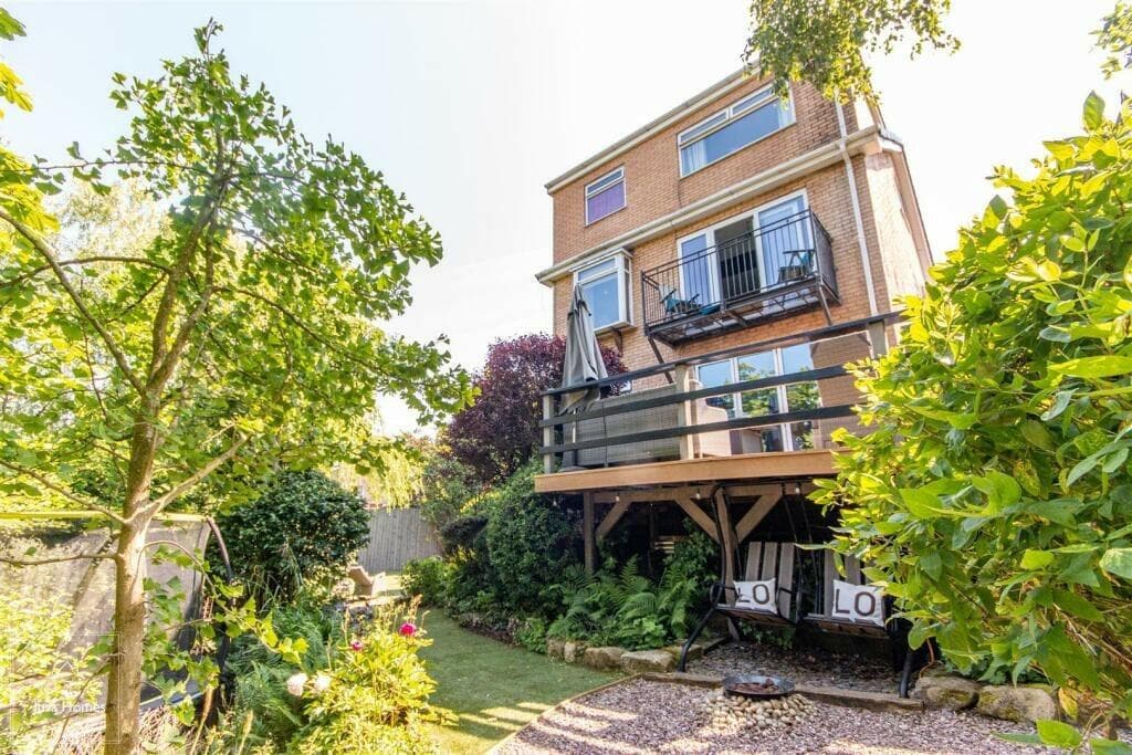 Unique 3 storey 5 bed Kirkham home with 2 balconies and massive garden