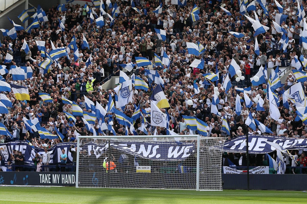 32 pictures of the fantastic scenes of flags and a packed Town End as PNE drew with Hull