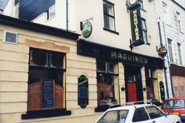 Although this building is still home to a pub, its former life should be included. This pub was known as Maguires Tavern for many years, then had a most successful spell as Gastons, before once again becoming Maguires. It was then re-named the New City Bar in 2002. This was short-live as it closed as a pub in 2003, and from this time effectively became a night club. During this time it had a succession of different names - the SoBar, Noir, the Villa R&B Bar. The building was then closed for a lengthy period before being bought by the Holt Pubco people. The pub was almost completely re-built internally, and in March 2019 re-opened as Baker Street