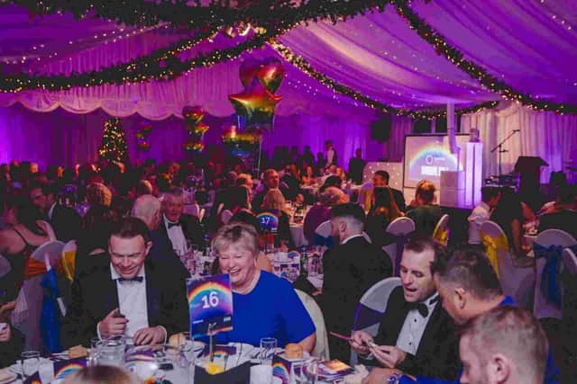 Rainbow Hub’s Annual Ball  raised over £70,000 . Photo: Gareth Edwards Photography