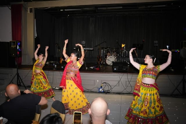 Some of the Bollywood dancers