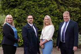Forbes Solicitors has made a raft of promotions. Pictured from left to right are: Gemma Duxberry, Craig MacKenzie, Jenny Burke and Nick Hodgson