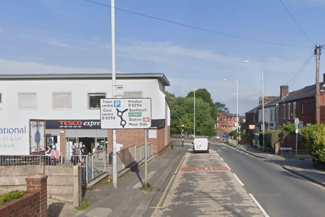 The girl was found in “very disorientated state” near the Tesco store in Canberra Road, Leyland (Credit: Google)
