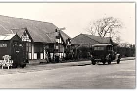 This picture of a Wireless Police Traffic Control Box,on the A59 in Hutton, in 1950. Source - Lancashire County Library and Information Service / Red Rose Collections and Preston Digital Archive