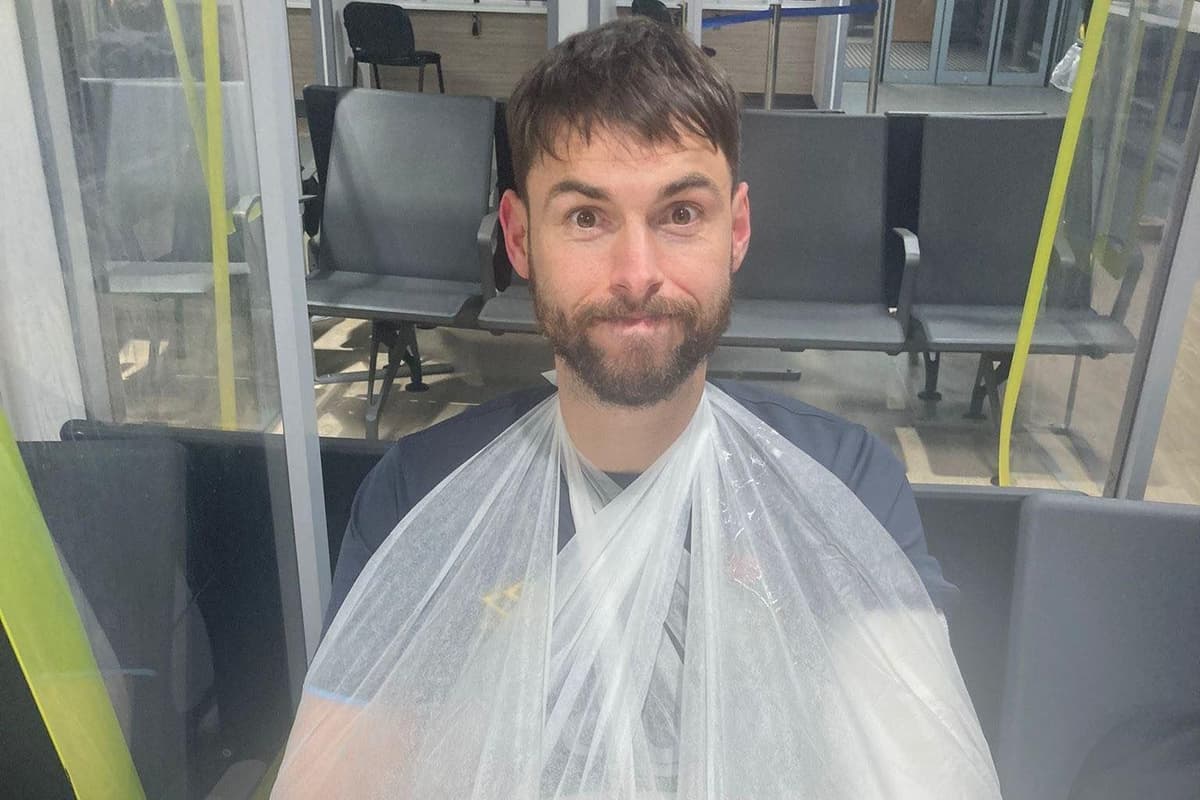 Cricket captain breaks BOTH arms in freak accident - leaving summer in tatters