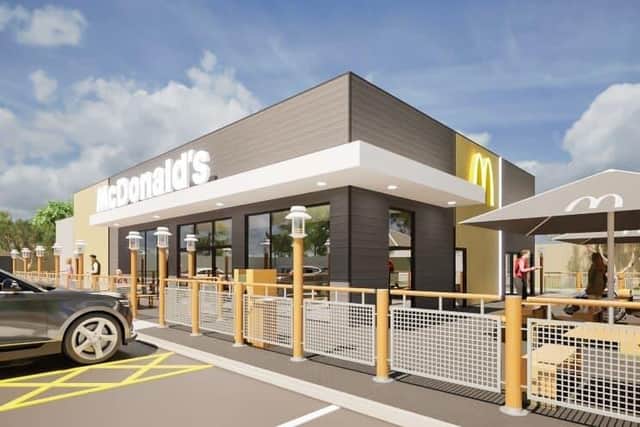 How the new McDonald's in Clayton-le-Woods will look - but should it be allowed to open until midnight?