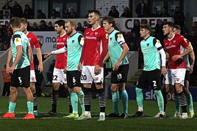 Morecambe head to Portsmouth on Easter Monday after Good Friday's match with Plymouth Argyle Picture: Michael Williamson