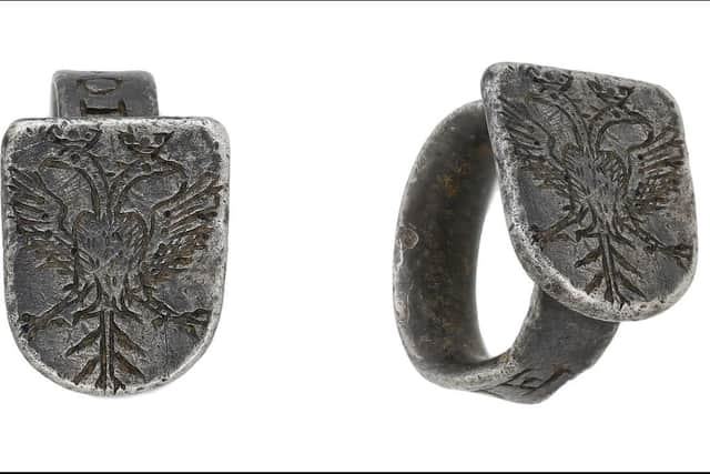 The 500-year-old signet ring owned by former Preston MP Sir John Brograve (Image: Noonans Mayfair).