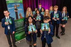 Blessed Trinity RC College’s Young Enterprise Club have written, illustrated and printed a children’s book about the environment and deforestation. They plan to take ‘Nature’s Pursuit’ into primary schools