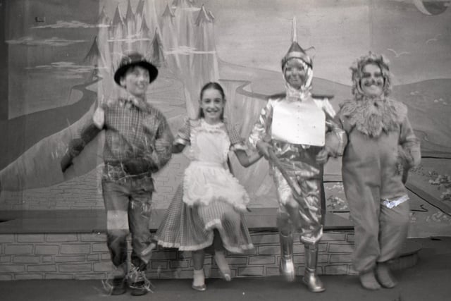 Fourth year pupils at Broughton-in-Amounderness CE School, Broughton, Preston, marked the end of their primary years with a production of The Wizard of Oz. Following the yellow brick road are, from left: Gary Adamson, Helen Seed, David Botes and Richard Brooks
