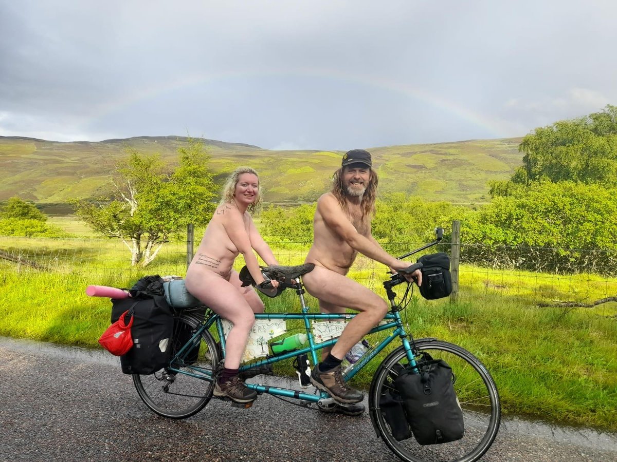 This is why an Adlington man is cycling the length of Britain completely NAKED - and why the police can't stop him