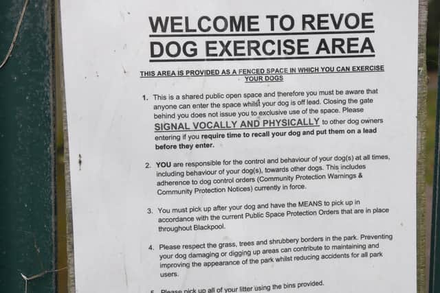 A group of volunteers who have been running a dog park in Revoe Park are angry that Blackpool Council have made their secure exercise area into an open space