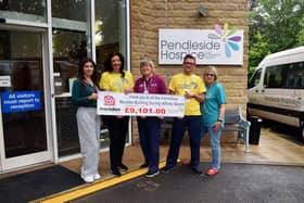 Marsden Building Society Affinity Savers raise £9k for Pendleside Hospice.