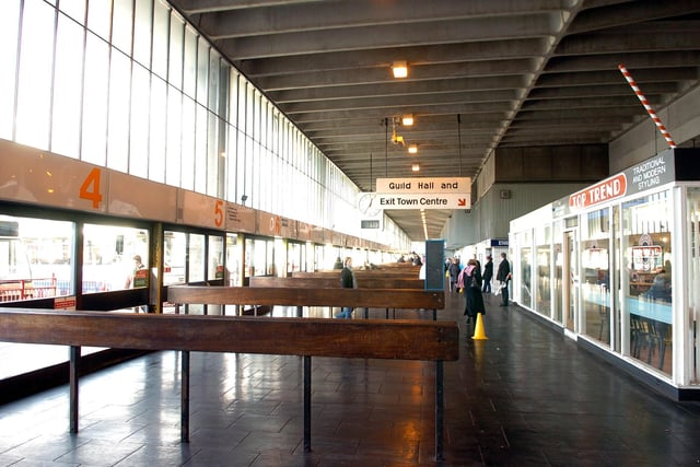 Another interior shot of Preston Bus Station which found itself in the middle of yet another row about its status during the time of the Tithebarn project