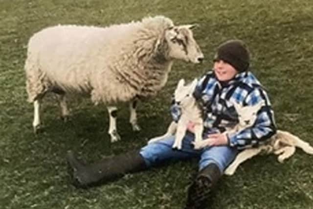 The family of Hector Eccles, the 16-year-old who was killed in a farmbike accident in Worsthorne, have shared this photo of him as they pay tribute to their ' beautiful, kind and lovely boy'