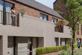 The development will include townhouses and apartments (image: DK-Architects via Preston City Council planning portal)
