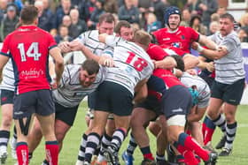 Match action Hoppers' defeat to Chester (photo: Mike Craig)