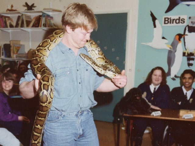 A talented team of Preston high school pupils were just pipped at the post in a fun biology quiz but they got to grips with some slippery subjects back in 1993. Youngsters from Ribbleton Hall High School failed by just one point to clinch first prize in the Lancashire Schools Biology Quiz held at Blackpool Zoo. One of their many tasks involved examining live specimens - none more spectacular than this 11ft python, weighing more than six stones!