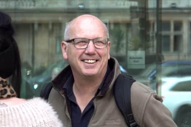 Geza Tarjanyi, 62, from Leyland in Lancashire, at Westminster Magistrates' Court in central London, where he appeared charged with causing harassment without violence to former health secretary Matt Hancock