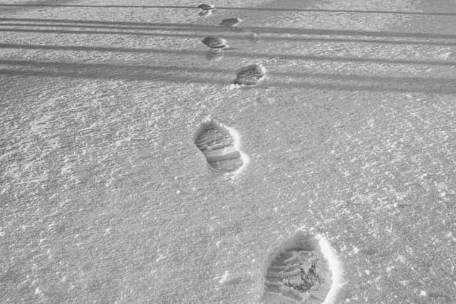 "Snowy footprints" helped to link two men to a number of serious driving offences in Preston (Credit: Grzegorz Lewandowski)