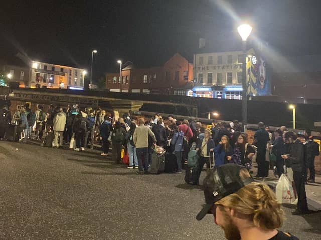 Stand-up comedian James Nokise said he was among “hundreds” of passengers ordered off an Avanti West Coast train and left stranded at Preston station on Monday night (September 25). (Picture by James Nokise)