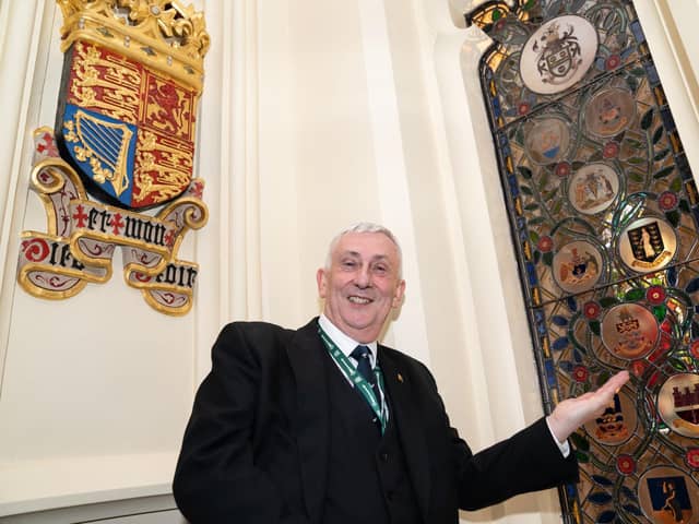 Sir Lindsay Hoyle's new coat of arms