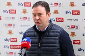 Derek Adams has been linked with a move away from Morecambe Picture: Charlotte Tattersall/Getty Images