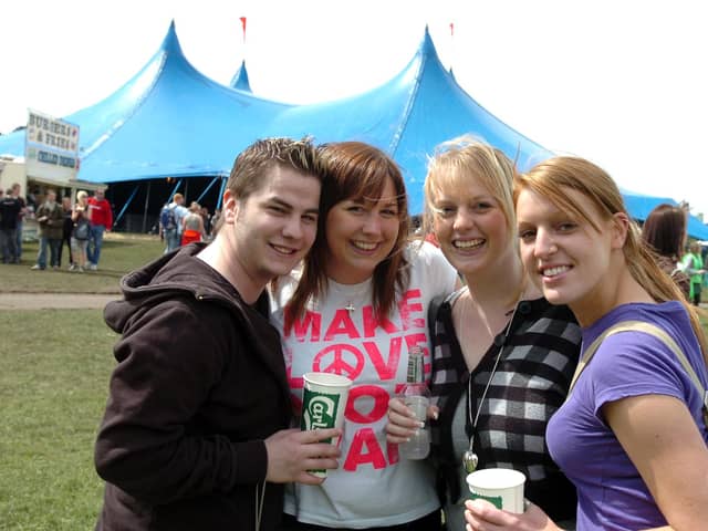 Having fun at the Radio 1 Big Weekend