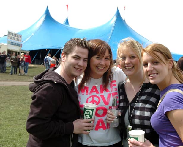 Having fun at the Radio 1 Big Weekend