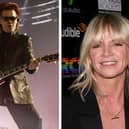 Left: Former Duran Duran guitarist Andy Taylor. Right: Blackpool born radio presenter Zoe Ball. Both images: Getty