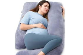Momcozy U Shaped Pillow - the perfect body conforming huggable pillow for throughout maternity or everyday life.