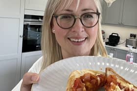 Catherine Musgrove with her toastie