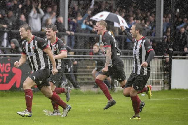Harvey Smith wheels away after his late winner (photo: David Airey/dia_images)