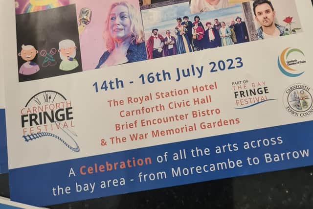 Carnforth Fringe Festival was held for the first time ever this July.
