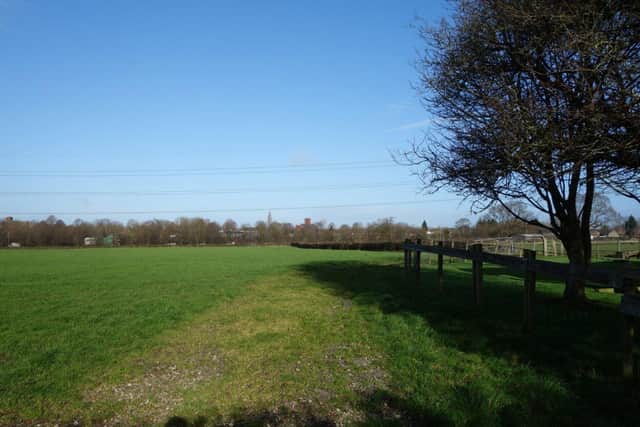 The planning application pledges to maintain the current "open green site with hedgerow and tree-lined perimeter (image: BDP via Lancashire County Council's planning portal)