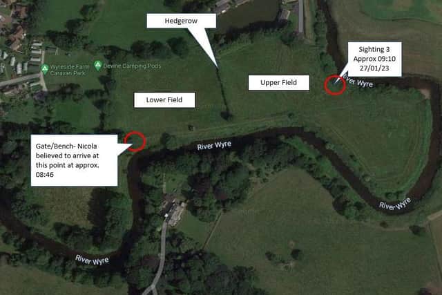 Ms Bulley, from Inskip, was last seen on a towpath by the River Wyre off Garstang Road (Credit: Lancashire Police)