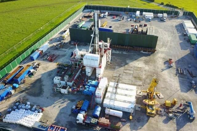 How the fracking site at Preston New Road looked when it was being developed