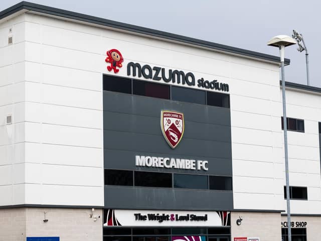 Morecambe were put up for sale in September 2022 Photo: Kelvin Lister-Stuttard