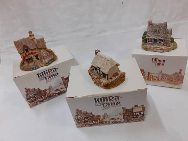 These lovely examples of Lilliput Lane are currently in the centre priced £12 each.