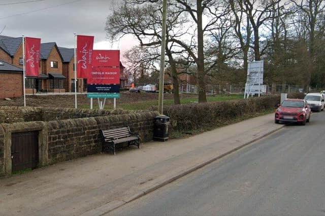 More than 100 homes are being built on land opposite the rejected countryside plot (image:  Google)