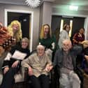 Initiate Theatre actors with Pear Tree House residents.