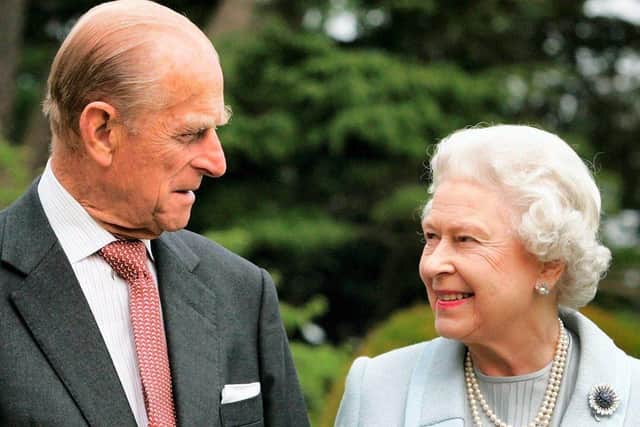 Queen Elizabeth II with her husband Prince Phillip