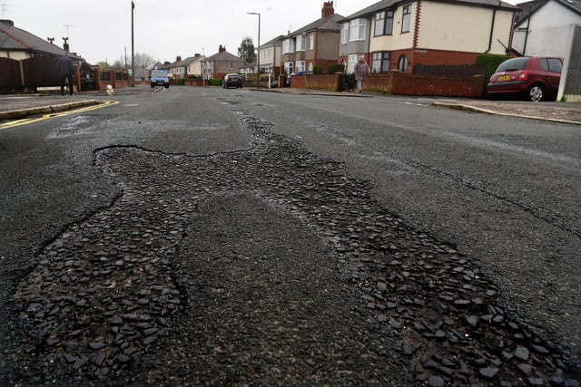 The problems on Lytham Road are clear to see from this picture...
