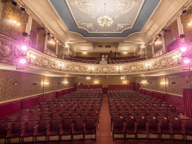 Lancaster Grand theatre, a view of the auditorium from the stage.