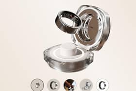 Luna 2.0 smart ring with surge charger.