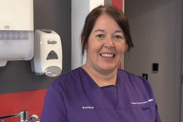 Ward sister Lynn Sime has warned that patients are not always getting the care that she and her colleagues want to give, because of staff shortages