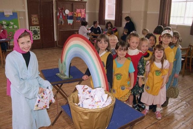 Thousands of little Rainbows throughout the country have celebrated the 10th anniversary of the Rainbow Guide movement. The youngsters, the "tiny tots" of girl guiding, marked the day in Preston with an afternoon of special activities at the United Reformed Church Hall on Symonds Road